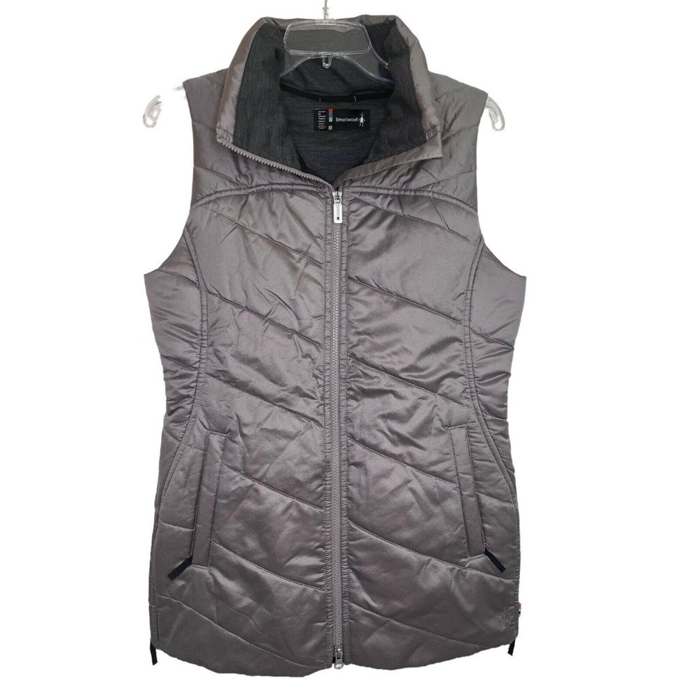 SMARTWOOL Smartloft 150 Puffer Vest Gray Medium